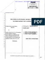 Family First Life Lawsuit Do Not Call Lawsuit - 2018 - Stark v. Family First Life - Case '18CV2321 DMS JLB