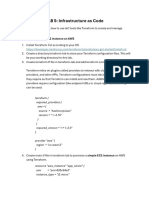 Lab 5 Infrastructure As Code