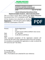 Artech Infosystem Recruitment Drive - PPT On 22nd Dec'2021 For 2022 Graduating Batch