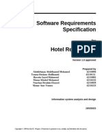 Software Requirements Specification: Version 1.0 Approved