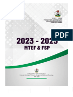 Nigeria's 2023-2025 MTEF & FSP