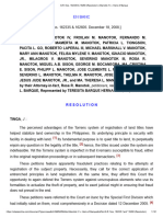 G.R. Nos. 162335 & 16260 (Resolution) - Manotok IV v. Heirs of Barque