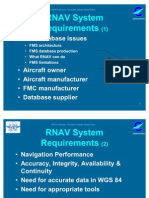 RNAV System Requirements For Airplanes