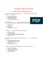 MCQs Physiology Cardiovascular 2017 Mob