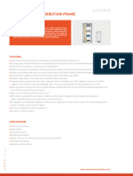 Datasheet 909 Optical Fibre Distribution Frame