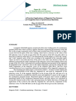 Measurement and Practical Applications of Magnetic Flux Sensors by Radial and Tangential Axis in Synchronous Machines