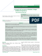 Clinical Outcomes of Small Cell Carcinoma of Bladder A Single Institutional Experience