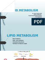 3-Metabolic Fate of Lipids -2