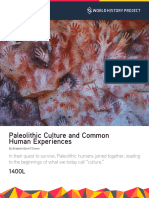 WHP 2-2-4 Read - Paleolithic Culture and Common Human Experiencess - 1400L