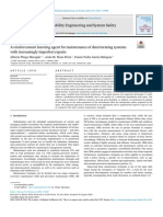 A Reinforcement Learning Agent For Maintenance of Deteriorating Systems With Increasingly Imperfect Repairs