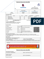 Electronic Reservation Slip (ERS) : Boarding From TO