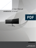 AOC Product Manual AG493UCX English