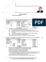 12 Accountancy ch04 Test Paper 03 Retirement Without Adjustment of Capital