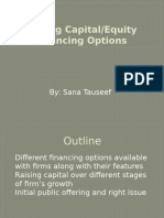 Equity Financing