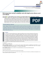 Diel Temperature and PHvariabilty of Coral Reefs