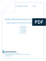 Small and Medium Enterprises in The Pandemic Impact Responses and The Role of Development Finance