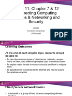 Week 11 Connecting Computing Devices - Networking and Security