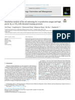 Simulation Analysis of Bio-Oil Reforming For Co-Production Syngas and High Purity H2 or CO2 With Chemical Looping Processes