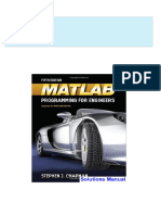 MATLAB Programming For Engineers 5th Edition Chapman Solutions Manual All Chapter Instant Download