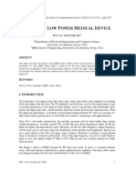 Design of Low Power Medical Device