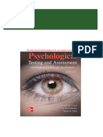 Psychological Testing and Assessment: An Introduction To Tests and Measurement 10Th Edition Ronald Jay Cohen - Ebook PDF