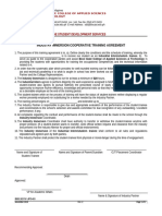 Form 3 Training Agreement