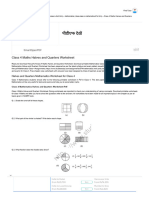 Class 4 Maths Halves and Quarters Worksheet