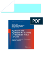 Hydrogen and Hydrogen Containing Molecules On Metal Surfaces Towards The Realization of Sustainable Hydrogen Economy Hideaki Kasai