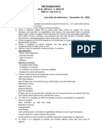 M.Sc. Bio Sem-I 2024-25 C - Lab Assignments