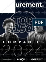 Procurement Magazine Top 150 Companies