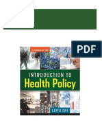 Full (Ebook PDF) Introduction To Health Policy, Second Edition PDF All Chapters