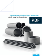 Sandvik Pipe - Tube - Bar - Hollow Bar: Stock Program in Stainless