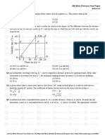 JEE Main 2018 (15 Apr) Previous Year Paper with Answer Keys - MathonGo