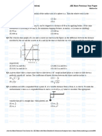 JEE Main 2018 (15 Apr Shift 1 Online) Previous Year Paper with Answer Keys - MathonGo