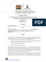 Kiriinya v Kariuki Another (Miscellaneous Application E006of2023) 2024KEELRC222(KLR) (9February2024) (Ruling)