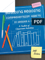 Building Reading Comprehension Habits in Grades 6-12 a Tool