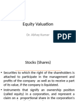 Equity Valuation