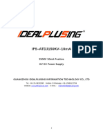 IPS-ATDJ150KV-10mA  User Manual-IDEALPLUSING