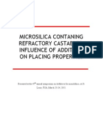 Micro Silica and Placement Properties