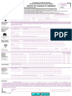 DMV Change of Address Form