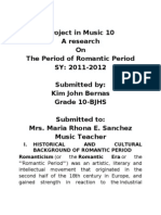 Historical and Cultural Background of Romantic Period