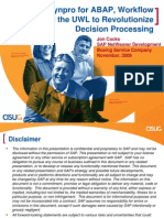 Use Web Dynpro For ABAP, Workflow and The UWL To Revolutionize Decison Processing