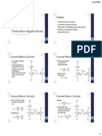 Lecture 2.5 Transistor Applications