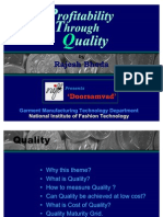 Bheda, Maturity Grid and Cost of Quality Quality