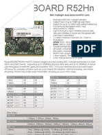 802.11A/B/G/N Dual Band Minipci Card: 20Mhz 40Mhz 20Mhz 40Mhz