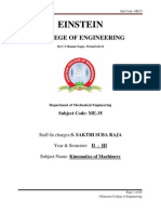 Kinematics of Machinery