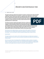 Laboratory 1 Discrete and Continuous-Time Signals