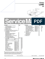 Philips L04e Aa Chassis TV SM