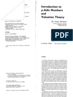 George Bachman - Introduction To P-Adic Numbers and Valuation Theory