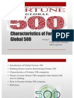 Characteristics of Fortune Global 500 - Assignment-2 - Akhil and Namuun